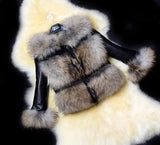 LOVEMI  Fur coat Grey / 2XL Lovemi -  Faux fur coat