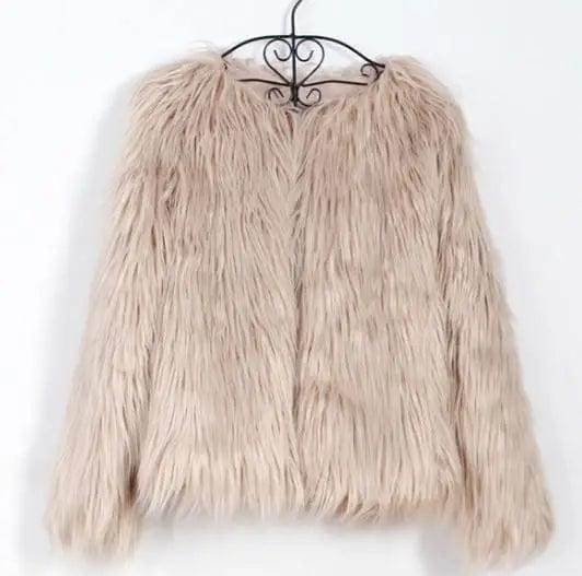 LOVEMI Fur coat Khaki / 3XL Lovemi -  new autumn and winter foreign trade ladies fur coat