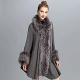 LOVEMI  Fur coat Lovemi -  Faux Fur Cape Cape Women's Coat