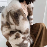 LOVEMI  Fur coat Lovemi -  Fox Like Wool Toka Fur  Women's Warm Coat