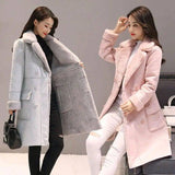 LOVEMI  Fur coat Lovemi -  Lamb wool coat women