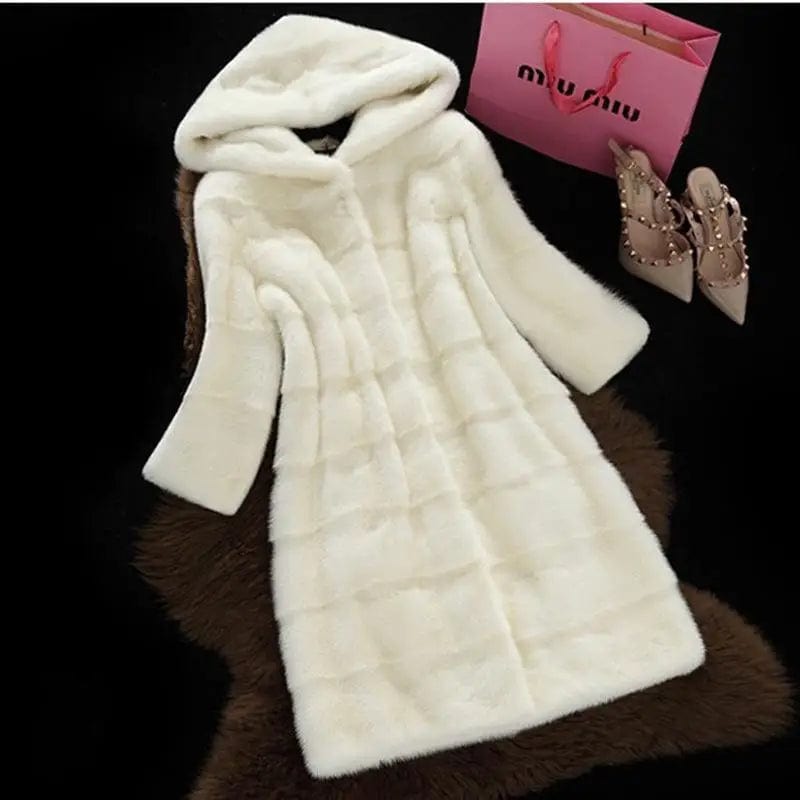 LOVEMI Fur coat Lovemi -  Mink Faux Fur Coat
