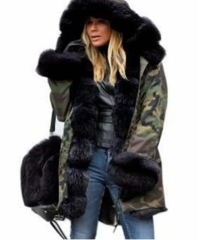 LOVEMI  Fur coat Lovemi -  Women's fur collar coat