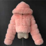 LOVEMI  Fur coat Pink / 4XL Lovemi -  New Winter Faux Fur Coat for Women