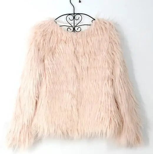 LOVEMI Fur coat Pink2 / L Lovemi -  new autumn and winter foreign trade ladies fur coat