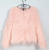 LOVEMI Fur coat Pink3 / S Lovemi -  new autumn and winter foreign trade ladies fur coat
