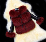 LOVEMI  Fur coat Red / 3XL Lovemi -  Faux fur coat