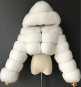 LOVEMI  Fur coat White / 4XL Lovemi -  New Winter Faux Fur Coat for Women