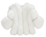 LOVEMI Fur coat White / XL Lovemi -  Fox fur short coat
