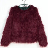 LOVEMI Fur coat Wine red / 2XL Lovemi -  new autumn and winter foreign trade ladies fur coat