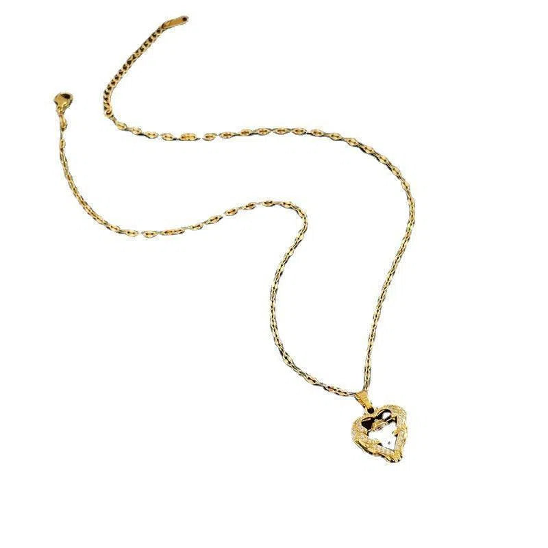 Love Smart Necklace Female Phenix Dance In The Sky Cold Style Luxury Temperament Clavicle Chain-4