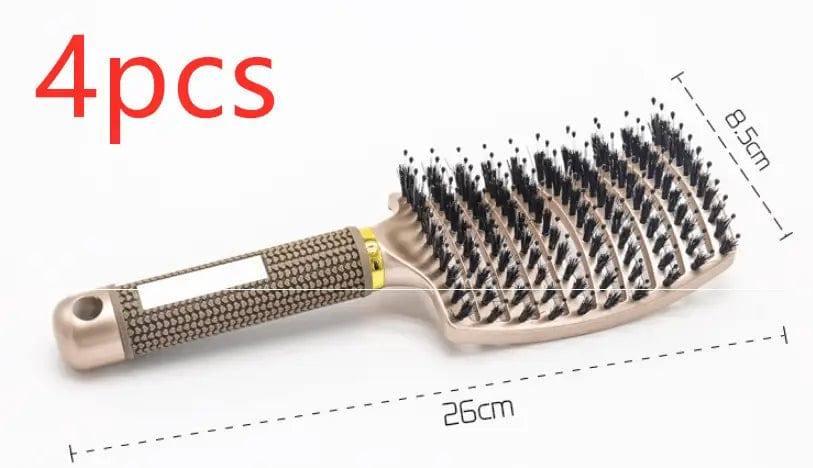 Hairbrush Anti Klit Brushy Haarborstel Women Detangler Hair-31