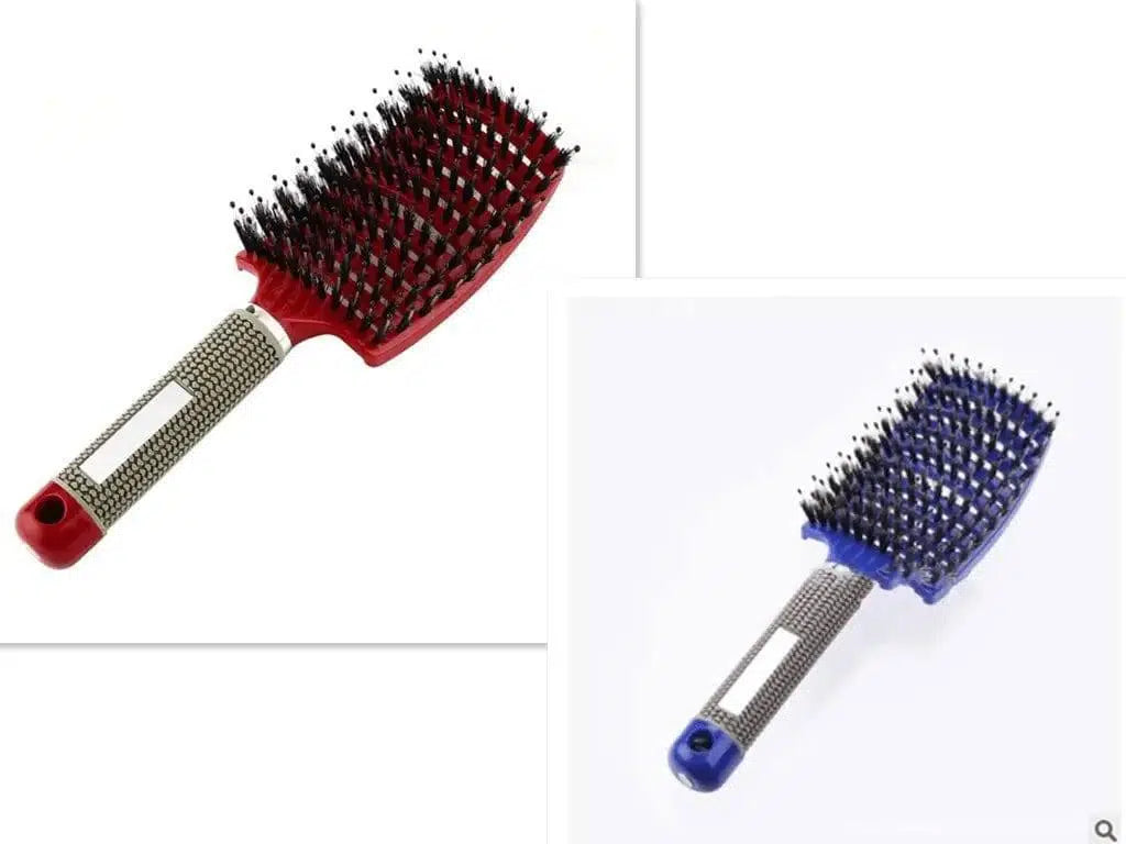 Hairbrush Anti Klit Brushy Haarborstel Women Detangler Hair-SetA-9