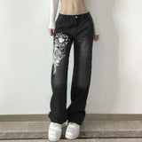 Harajuku Grunge Vintage Low Waisted Cargo Pants Aesthetics B / M-B-3