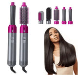 LOVEMI  Health & Beauty Pink / AU Lovemi -  Hair Dryer Brush 5 In 1 Electric Blow Dryer Comb Hair