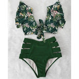 High waist bikini sexy 2-piece set-NA19508G5-18