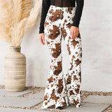 High Waist Horn Tasseled Jeans-Picture Color-6