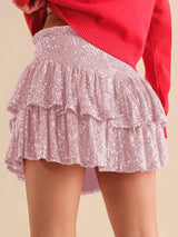 High Waist Sequined Pleated Skirt Women's Clothing Hot Girl-9