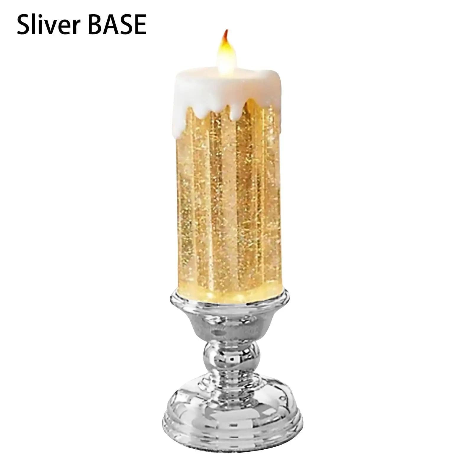 LOVEMI  home Silver Lovemi -  Rechargeable LED Color Electronic Candle For Home Decoration