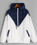 LOVEMI Hoodies 3XL / Dark blue Lovemi -  Light Weighted Hooded Long Sleeve Jacket With Drawstring