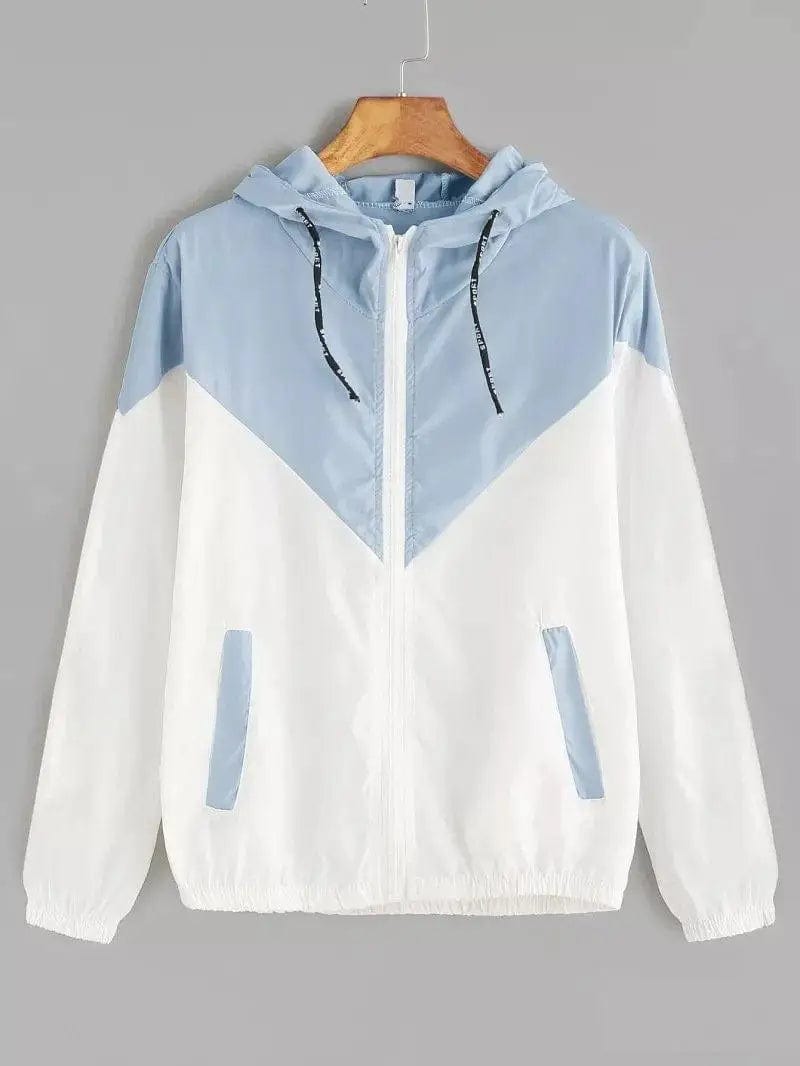 LOVEMI Hoodies 4XL / Light blue Lovemi -  Light Weighted Hooded Long Sleeve Jacket With Drawstring