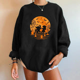 LOVEMI Hoodies Black / D / S Lovemi -  Halloween Long-sleeved Spot Ouma Plus Cashmere Sweater