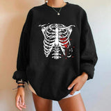 LOVEMI Hoodies Black / I / S Lovemi -  Halloween Long-sleeved Spot Ouma Plus Cashmere Sweater