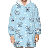LOVEMI Hoodies Koala / Adult models Lovemi -  New Printed Parent-child Homewear, Hooded Sweater For