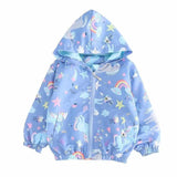 LOVEMI Hoodies Lovemi -  Full Print Pony Zipper Shirt Baby Hooded Stormwear