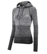 LOVEMI Hoodies Lovemi -  Sports hoodie Slim zip yoga sports jacket female jacket