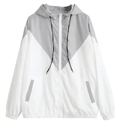 LOVEMI Hoodies M / Grey Lovemi -  Light Weighted Hooded Long Sleeve Jacket With Drawstring