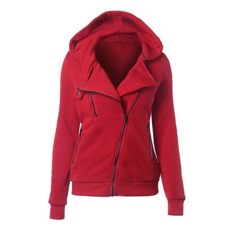 LOVEMI Hoodies Red / XS Lovemi -  Ladies Winter Hooded Jackets Coat For Women