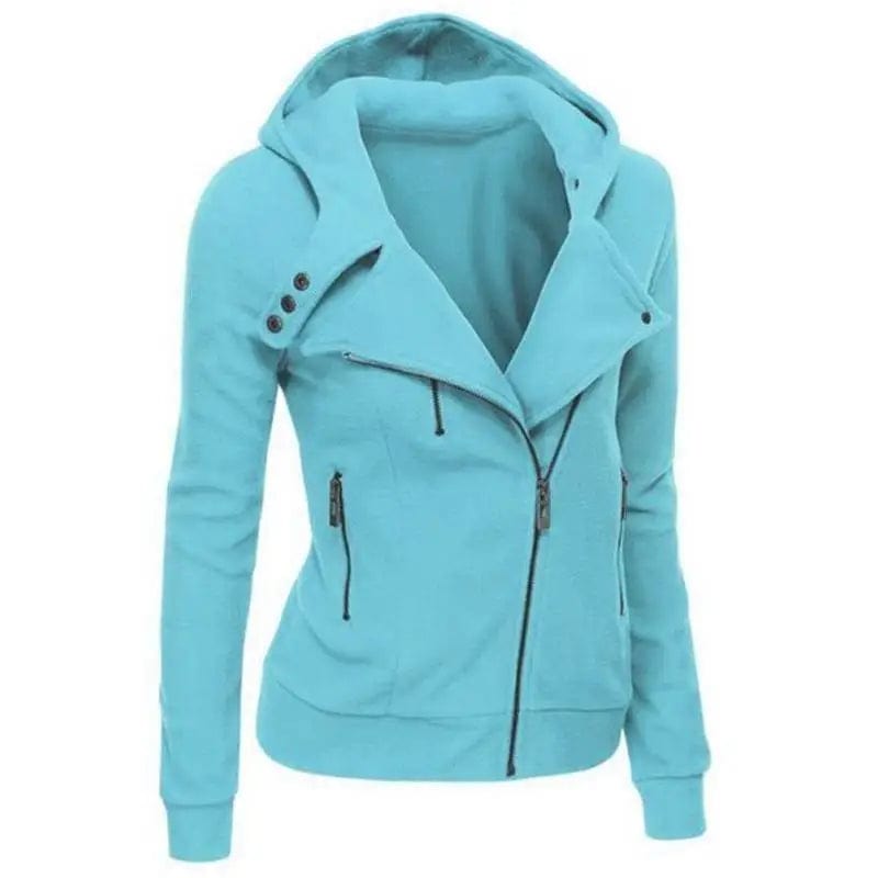 LOVEMI Hoodies Sky Blue / XS Lovemi -  Ladies Winter Hooded Jackets Coat For Women