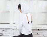 LOVEMI Hoodies White / M Lovemi -  Fitness Yoga Tops Quick-drying long-sleeved T-shirts Sports