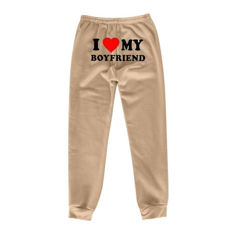 Comfy Love Statement Joggers for Her-Camel Back Picture-12