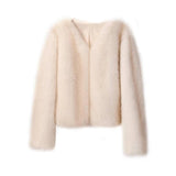 Iconic Street Fashion Week Luxury Brand Gardient Cropped-khaki gradient coat-7