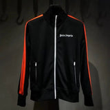 LOVEMI Jacket Men's Black orange / M Lovemi -  The New Basic All-match Hip-hop Hit Color Zipper Sports