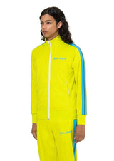 LOVEMI Jacket Men's Fluorescent Yellow / M Lovemi -  The New Basic All-match Hip-hop Hit Color Zipper Sports