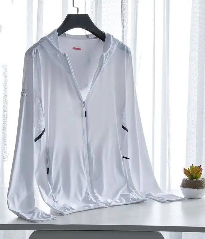 LOVEMI Jacket Men's White / M Lovemi -  Sun Protection Clothing Men's Jacket Summer Thin Section