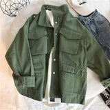 LOVEMI Jackets Army Green / One size Lovemi -  Toolwear Wind Spring New Women's Wear Korean Version