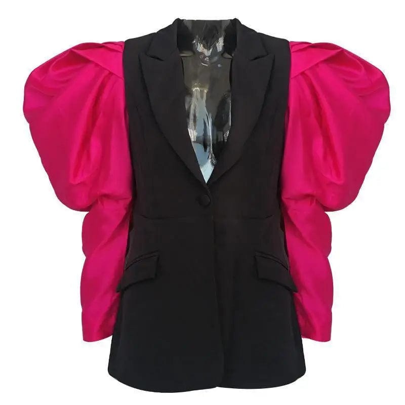 LOVEMI Jackets black / L Lovemi -  Long-sleeved slim slimming suit