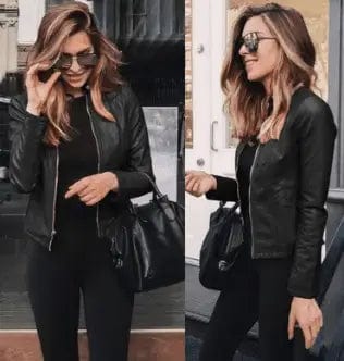 LOVEMI Jackets Black / M Lovemi -  Super stylish and modern spring jacket