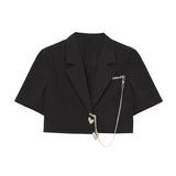 LOVEMI Jackets Black / S Lovemi -  Suit Jacket Women Short Casual Suit Jacket
