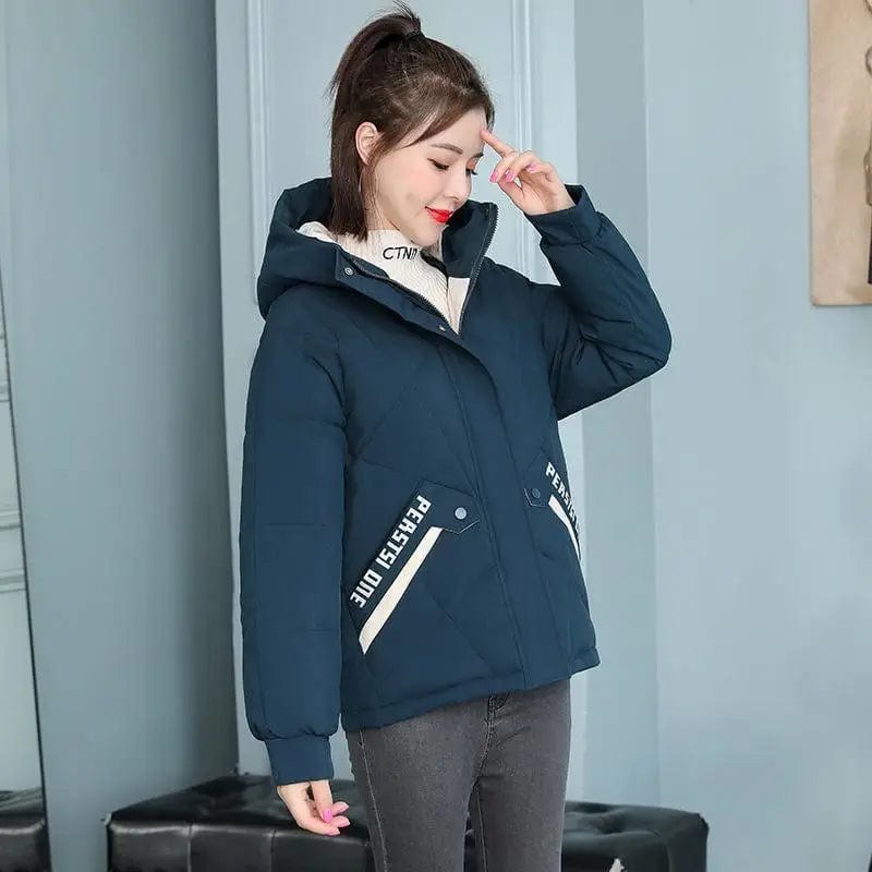 LOVEMI Jackets Blue / M Lovemi -  Winter Ladies' Casual Korean Down Cotton Jacket