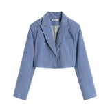 LOVEMI Jackets Blue / Suits / S Lovemi -  Net Red Temperament Casual Small Suit Drape Trousers Suit