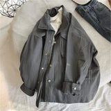 LOVEMI Jackets Gray / One size Lovemi -  Toolwear Wind Spring New Women's Wear Korean Version