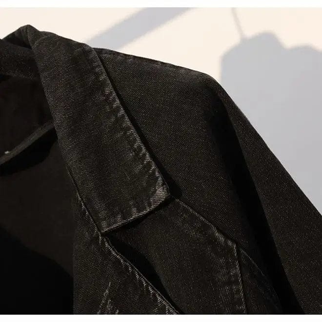 LOVEMI  Jackets Lovemi -  New plus size fashionable denim zipper jacket