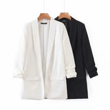 LOVEMI Jackets Lovemi -  Two-color leisure suit Jacket with Autumn Sleeve