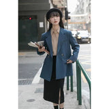 LOVEMI Jackets Morandi Blue / XS Lovemi -  Women's Suit Jacket Spring And Autumn Design Sense Niche