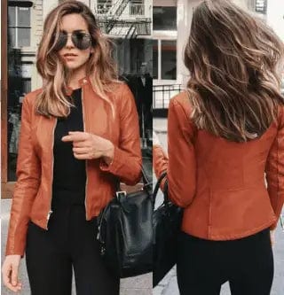 LOVEMI Jackets Orange / L Lovemi -  Super stylish and modern spring jacket